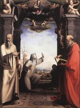 多梅尼科 貝卡夫米 Stigmatization of St Catherine of Siena 多梅尼科 貝卡夫米 Stigmatization of St Catherine of Siena
